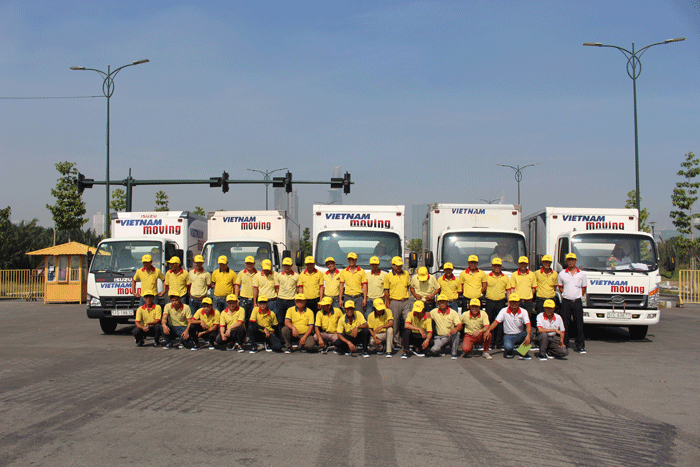 Đội ngũ nhân viên cung cấp Dịch vụ thuê xe tải theo tháng tại Vietnam Moving