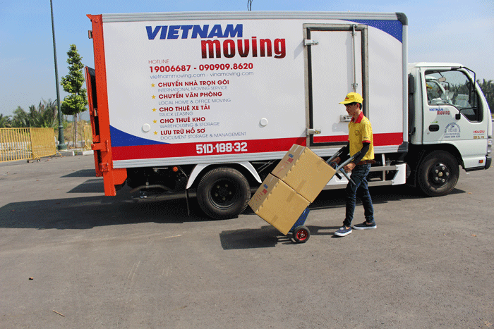 Xe taxi tải cung cấp dịch vụ chuyển nhà quận 4 chuyên nghiệp tại Vietnam Moving. ​