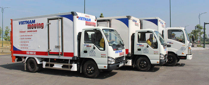 Hệ thống xe taxi tải quận 10 tại Vietnam Moving 