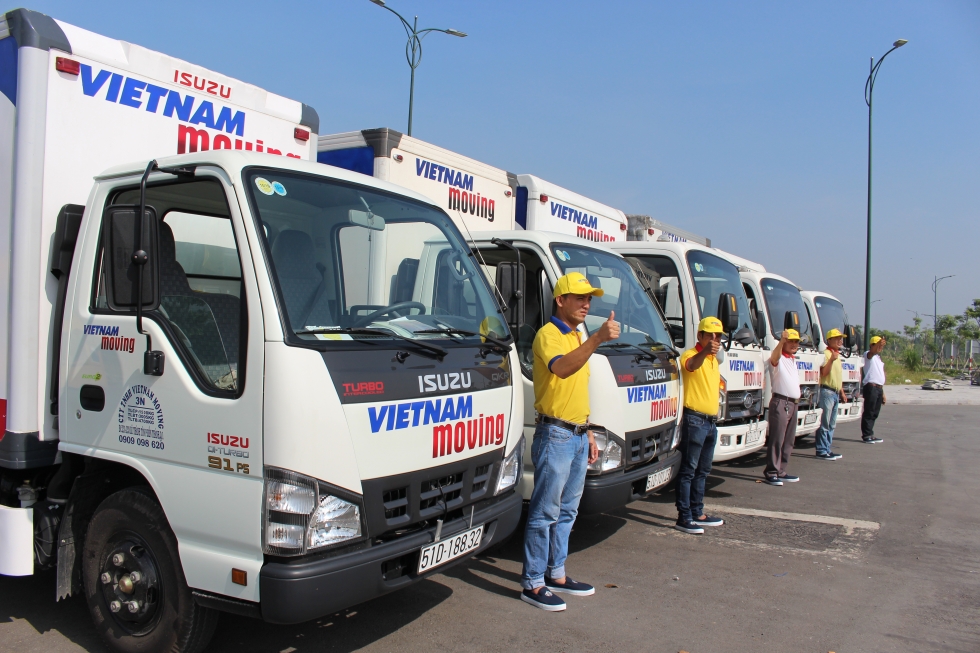Xe taxi tải cung cấp dịch vụ chuyển nhà Sinh Viên tại Vietnam Moving.