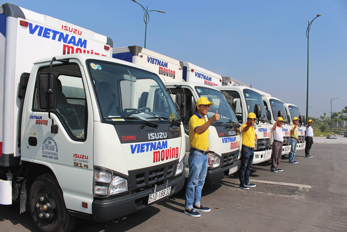 Dịch vụ chuyển nhà quận 8 bằng xe taxi tải tại Vietnam Moving